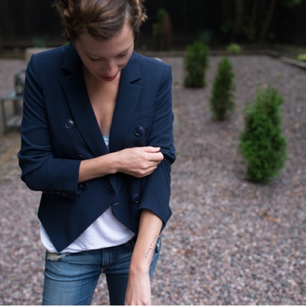Chelsea28 Midnight Blue Blazer